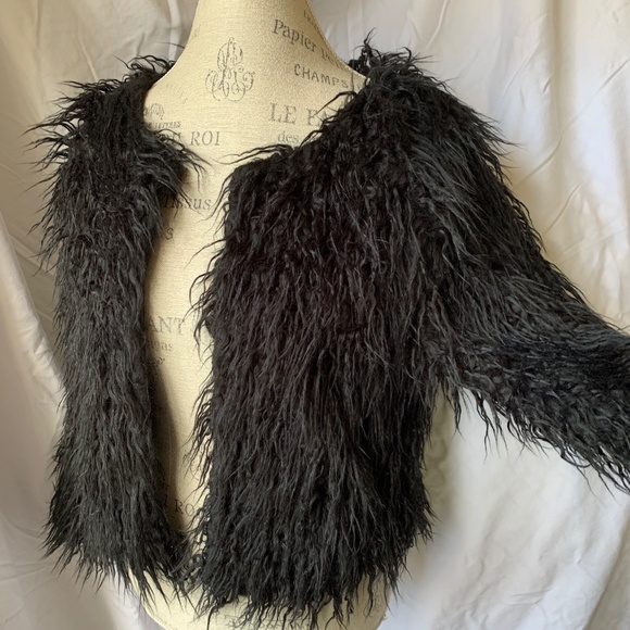 LF FAUX FUR JACKET - Picture 4 of 5